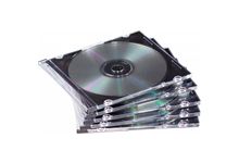 Paquet de 25 boîtiers Slimline transparents pour CD