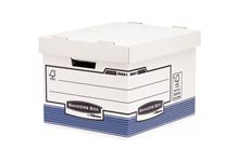 Paquet de 6 containers standards de boîtes à archives avec couvercle
