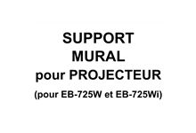 Support mural pour EB 725
