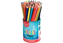 Pot de 72 crayons de couleur Schoolpeps