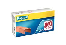 Boîte de 1 000 agrafes Rapid Jaky 8 cuivrée