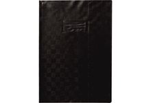 Paquet de 10 protège-cahiers avec rabats épaisseur 22/100ème 21 x 29,7 cm noir