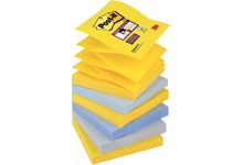 Lot de 6 blocs de 90 feuilles Z Notes Super Sticky post-it, 76x76 mm, collection New York : jaune, b