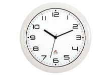 Horloge silencieuse diamètre 30cm blanche