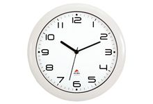 Horloge silencieuse diamètre 30cm blanc