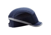 Casquette avec visière bleu marine