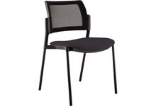 Lot de 2 chaises polyvalentes Kyos noir/noir