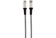 Cordon USB type C vers Lightning 1,2m noir