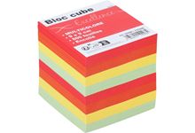 Bloc cube multicolore d\