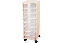 Meuble + bacs en plastique hauteur 97cm