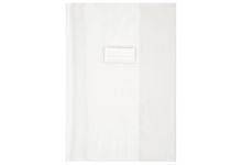 Paquet de 10 protèges-cahier épaisseur 21/100ème 21x29,7cm PVC cristal incolore