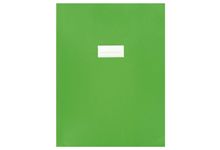 Paquet de 10 protèges-cahier épaisseur 21/100ème 24x32cm PVC vert