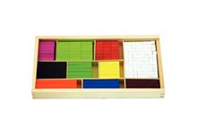 Coffret de 308 réglettes en bois 10 couleurs