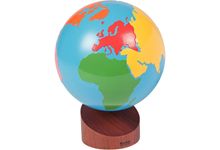 Globe continents en couleurs