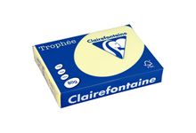 Ramette de 500 feuilles de papier 80g de format A4 canari TROPHEE CLAIREFONTAINE