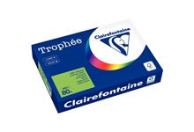 Ramette de 500 feuilles de papier 80g de format A4 vert Menthe TROPHEE CLAIREFONTAINE