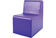 Chauffeuse simple PVC 45x60x68cm violet