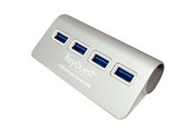 Hub 4 ports USB 3.0 silver