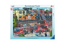 Puzzle à cadre de 48 pièces, les pompiers