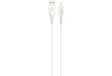Cordon USB type A vers Lightning 1,2m blanc