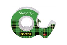 Rouleau adhésif invisible Scotch Magic sur dévidoir dimensions : 19 mmx7,5m