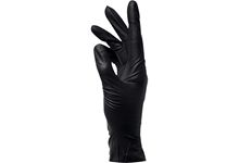 Boite de 100 gants en nitrile non poudré noir taille M