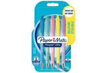 Blister de 5 stylos bille Flexgrip Ultra pastel