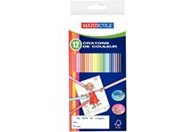 Boîte de 12 crayons de couleur Majuscule 3mm assortis