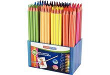 Classpack de 144 crayons de couleur Majuscule 3mm assortis