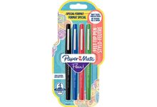 Pochette de 4 stylos feutre nylon Flair original
