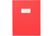 Paquet de 30 protège-cahiers grain 10/100ème format 17 x 22 cm coloris rouge