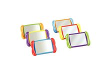 Boite de 6 miroirs recto/verso coloris assortis