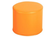 Pouf rond en PVC diamètre 30cm orange