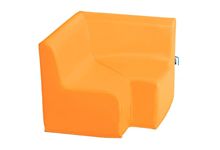 Chauffeuse angle 90° PVC orange
