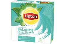 Boite de 100 sachets thé vert menthe LIPTON