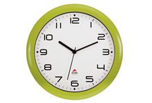 Horloge silencieuse diamètre 30 vert anis