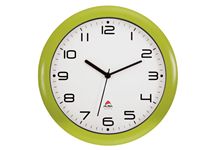 Horloge silencieuse diamètre 30cm vert anis