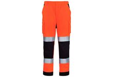 Pantalon haute visibilité orange taille XXL