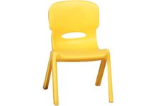 Chaise en polypropylène 24cm jaune