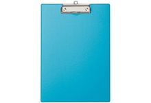 Plaque porte bloc en plastique format A4+ bleu