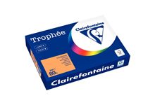 Ramette de 500 feuilles de papier 80g de format A4 clémentine TROPHEE CLAIREFONTAINE