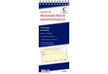 Carnet de 120 MESSAGES RECUS repositionnables
