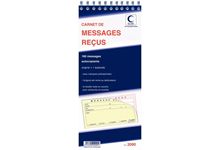 Carnet de 160 messages reçus