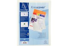 Chemise de présentation personnalisable KREACOVER pour format 21x29,7 cm en polypropylène 4/10ème bl