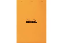 Rhodia Bloc-notes agrafé - Format A4 (80 g/m2) - 80 pages non perforées à  petits carreaux - lot de 5