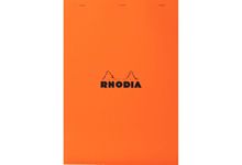 Bloc de bureau RHODIA 80 feuilles, format 8,5x12 cm, quadrillé 5x5, papier blanc 80g