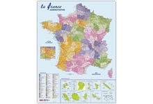 Carte géographique de la France