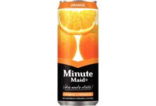 Paquet  24 boîtes 33 cl slim Minute Maid orange