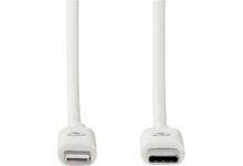 Cordon USB type C vers type Lightning 1m blanc