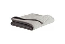 Couverture microfibre 110x85cm grise